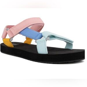 OCEAN + COAST Multicolored Sandals with Straps